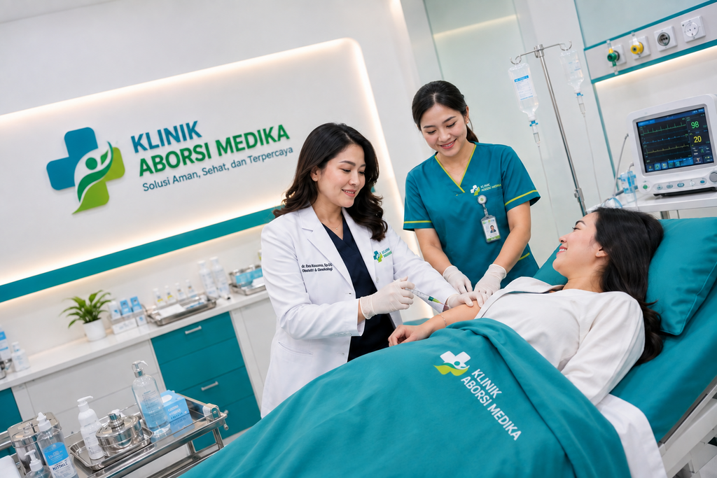 team medis di klinik aborsi kuret medika center